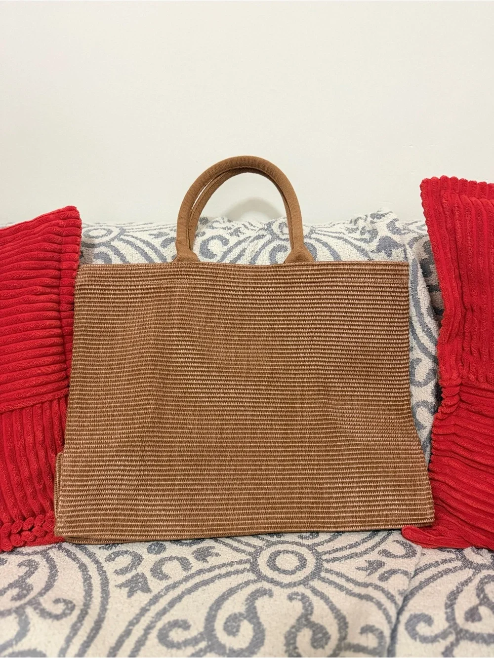 Burberry rattan tote